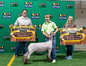 Reserve Champion Market Lamb
DeSoto Parish Fair (LA)