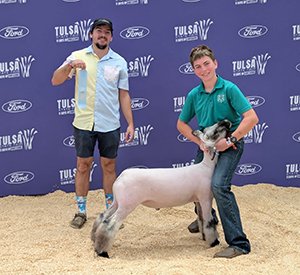 10th Place (of 38) Class 1 WFX Market Lamb
Tulsa State Fair